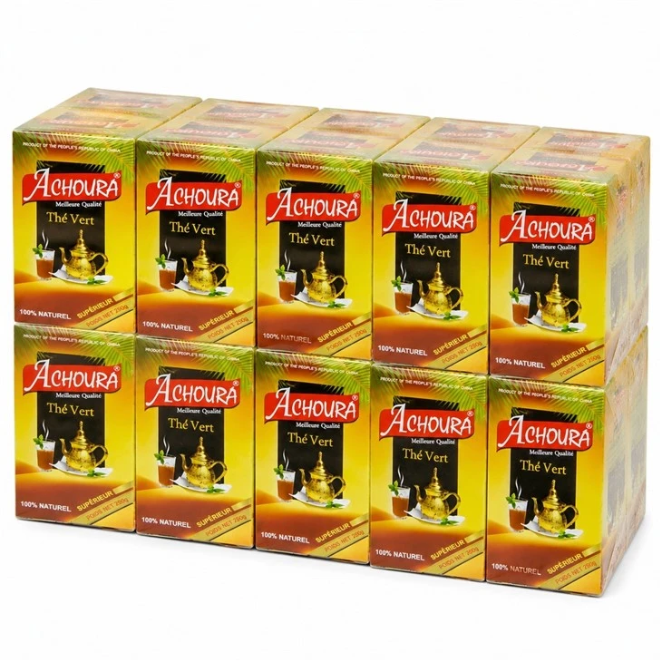 Super AAAA 41022 Chunmee Green Tea OEM Custom Pack For Guinea