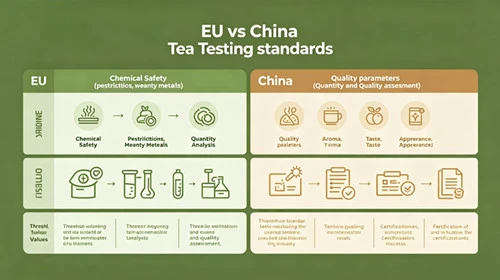 Erot teetestauksessa Kiinan ja Euroopan unionin välillä